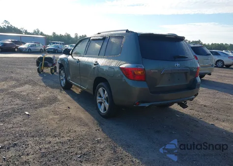 2008 Toyota Highlander Sport from USA, damaged, VIN JTEDS43A382003154